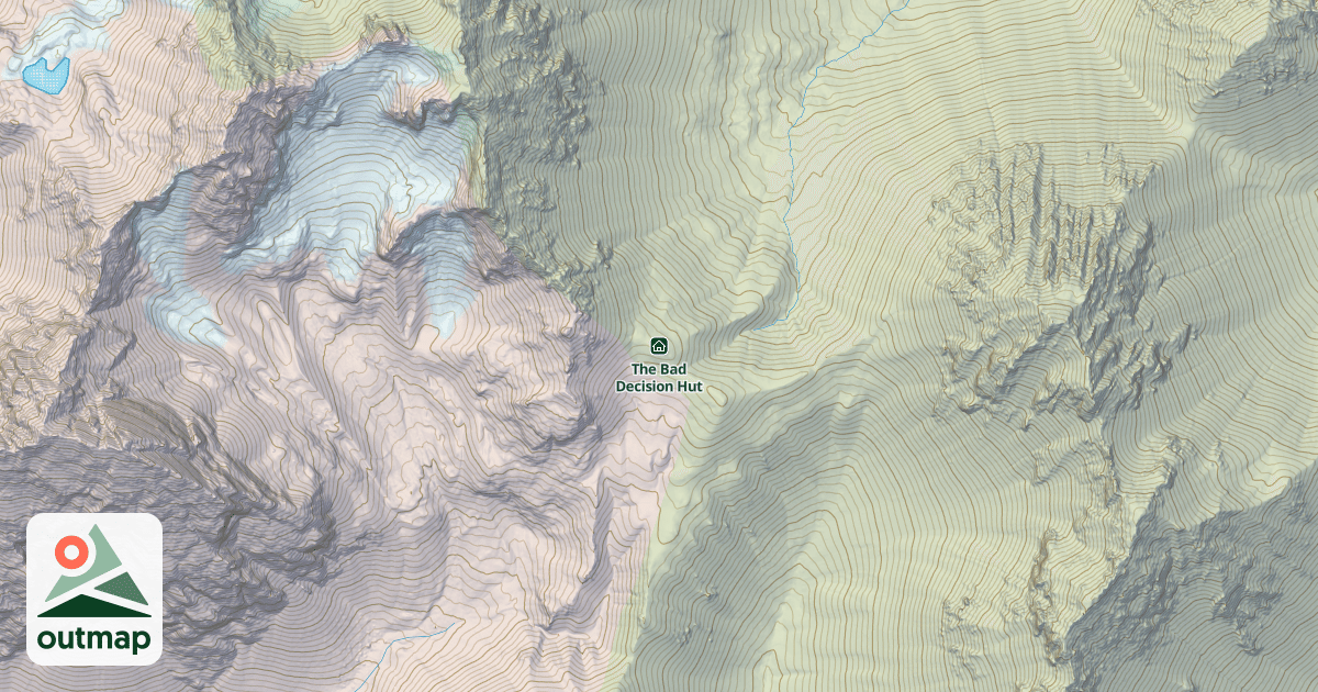 Map of The Bad Decision Hut