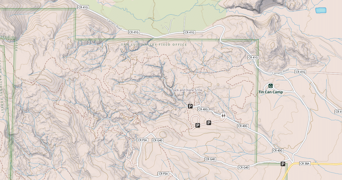 Map preview of Jack and Diane