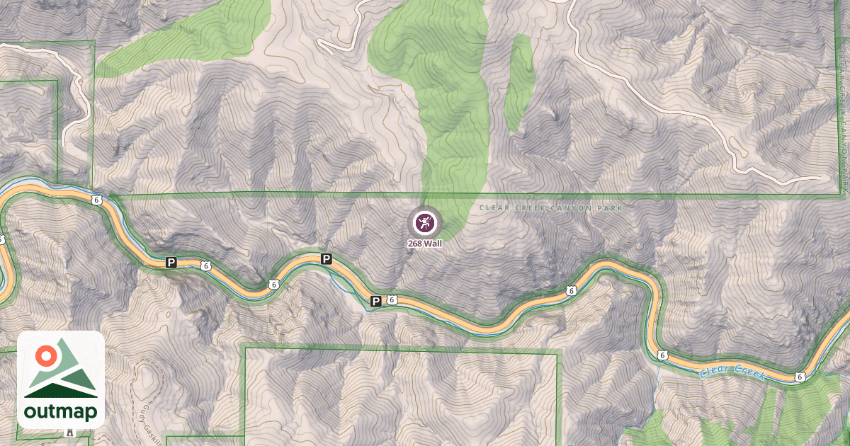 Map of 268 Wall