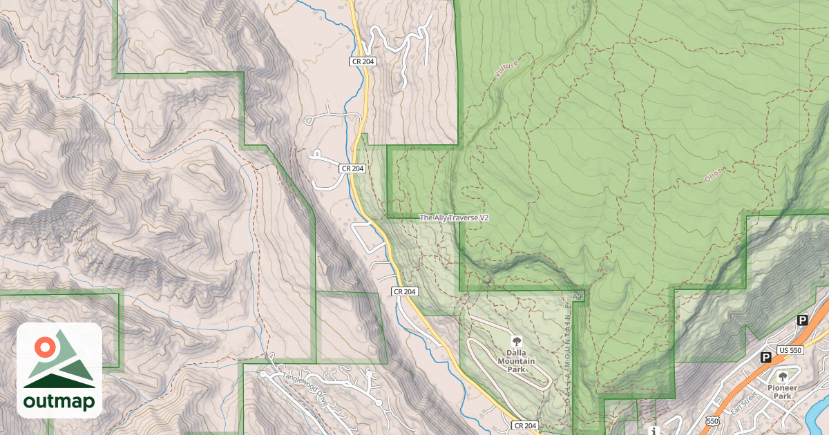 Map of The Ally Traverse