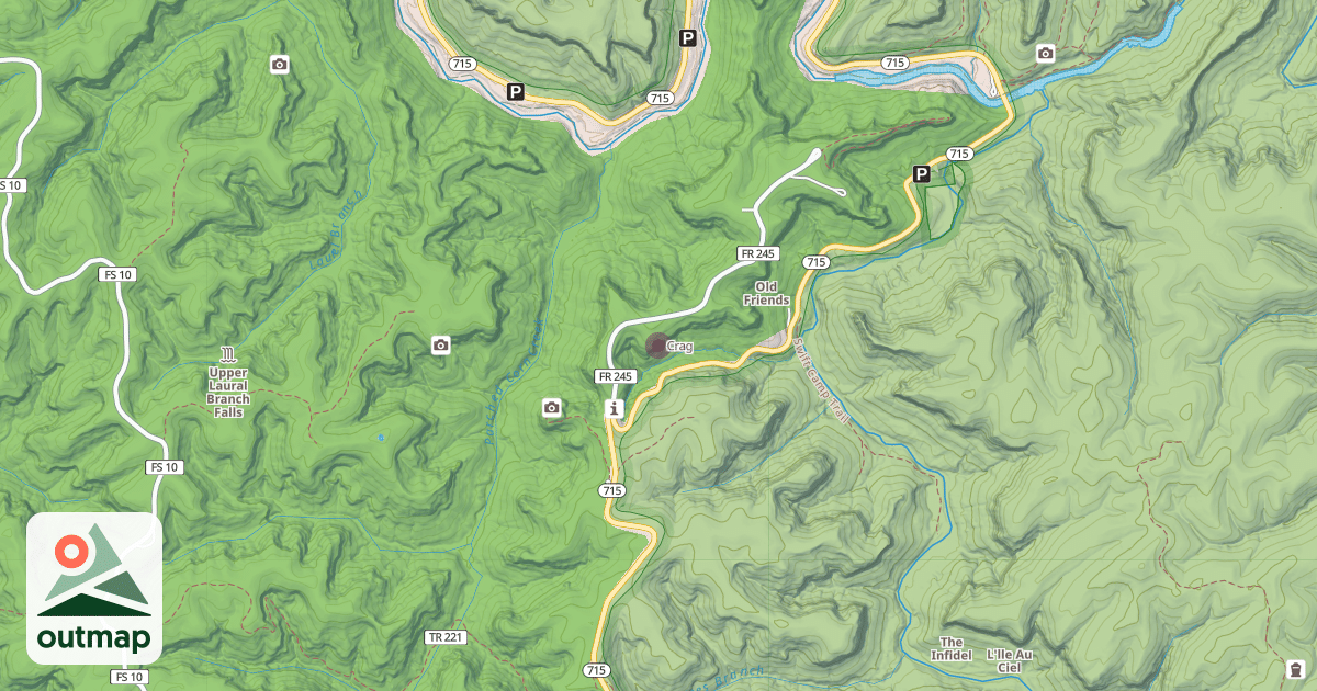 Map of Crag