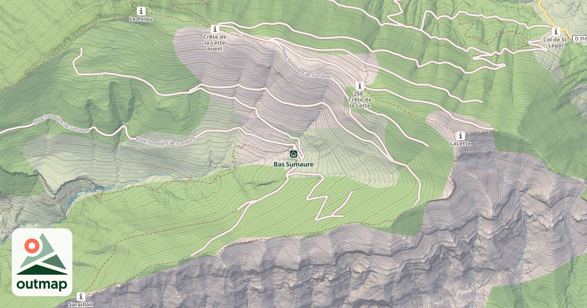 Map of Bas Sumaure