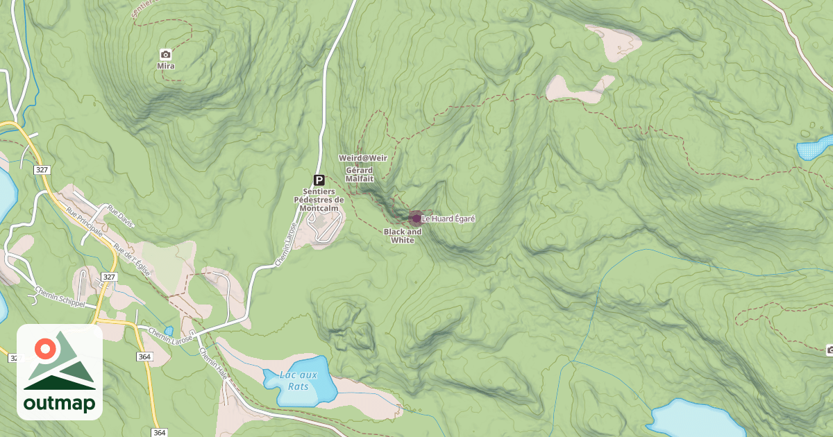 Map of Le Huard Égaré