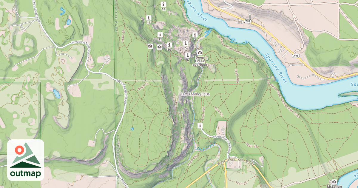 Map of Left Bleeding