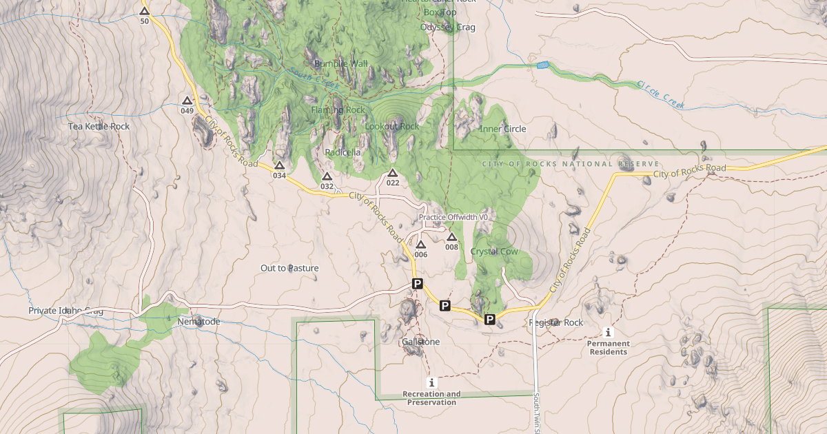 Map preview of Practice Offwidth