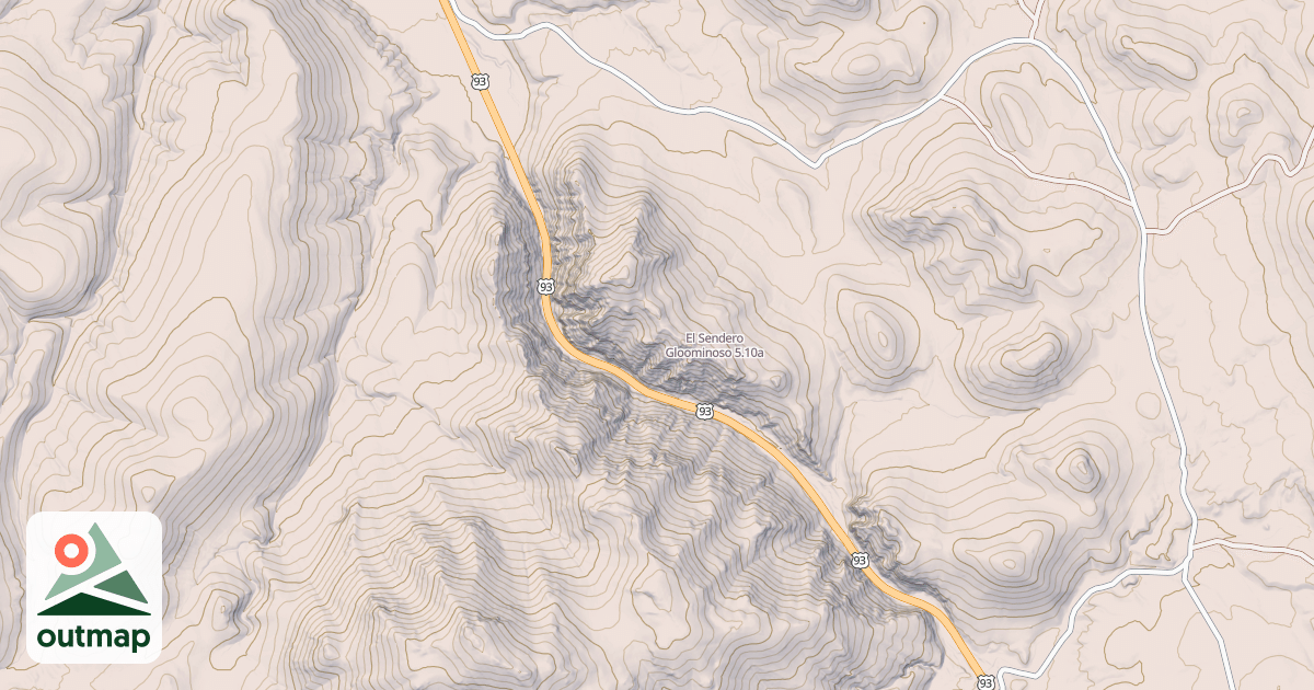 Map of El Sendero Gloominoso