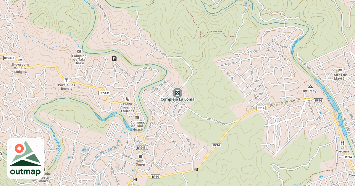 Map of Complejo La Loma