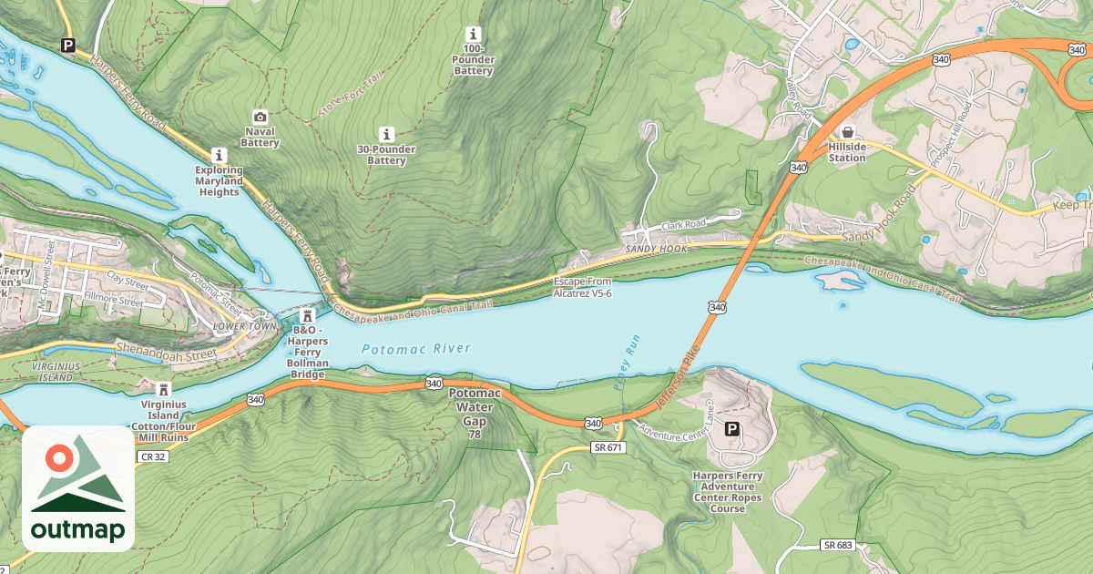 Map of Escape From Alcatrez