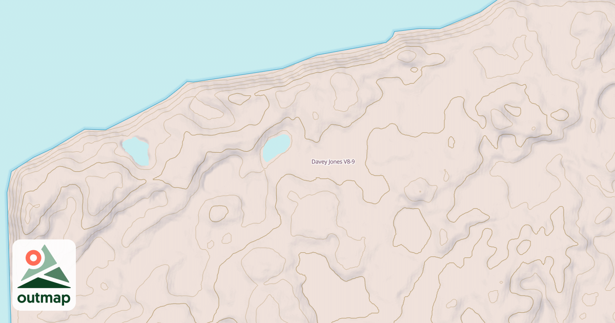 Map of Davey Jones