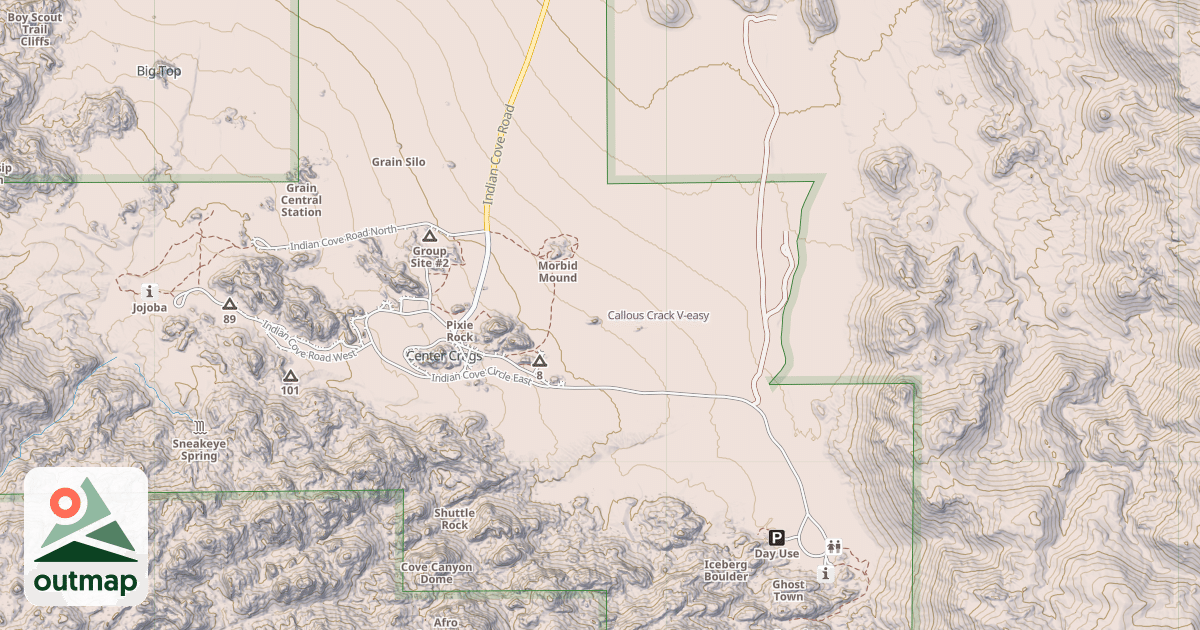 Map of Callous Crack