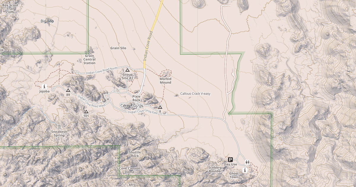 Map preview of Callous Crack