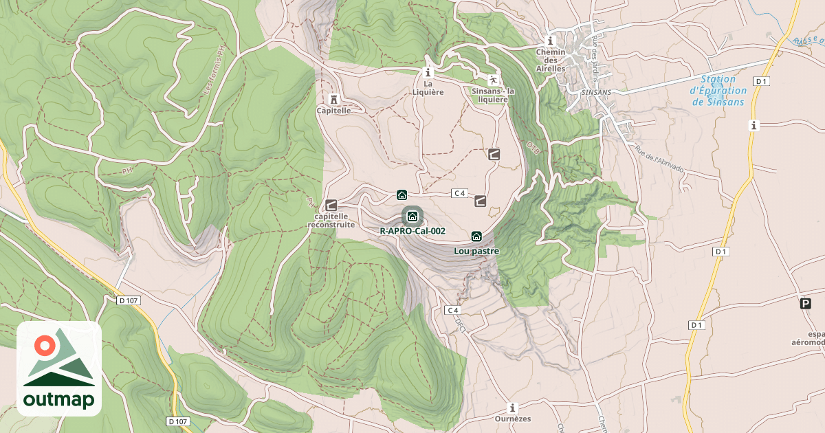 Map of R-APRO-Cal-002