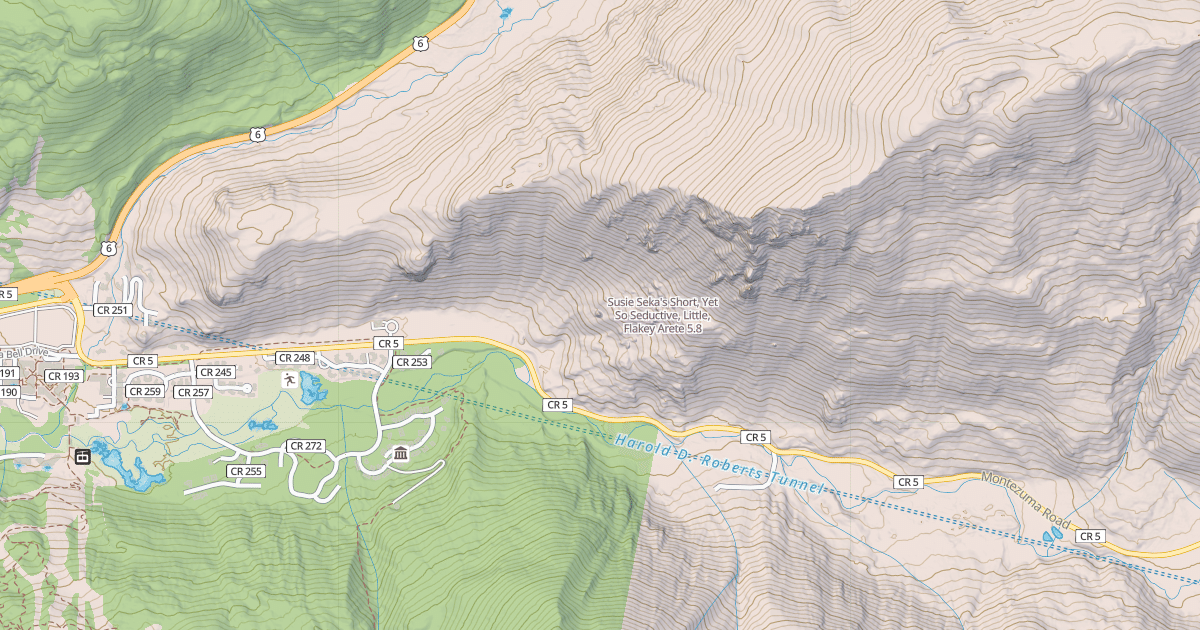 Map preview of Susie Seka's Short, Yet So Seductive, Little, Flakey Arete