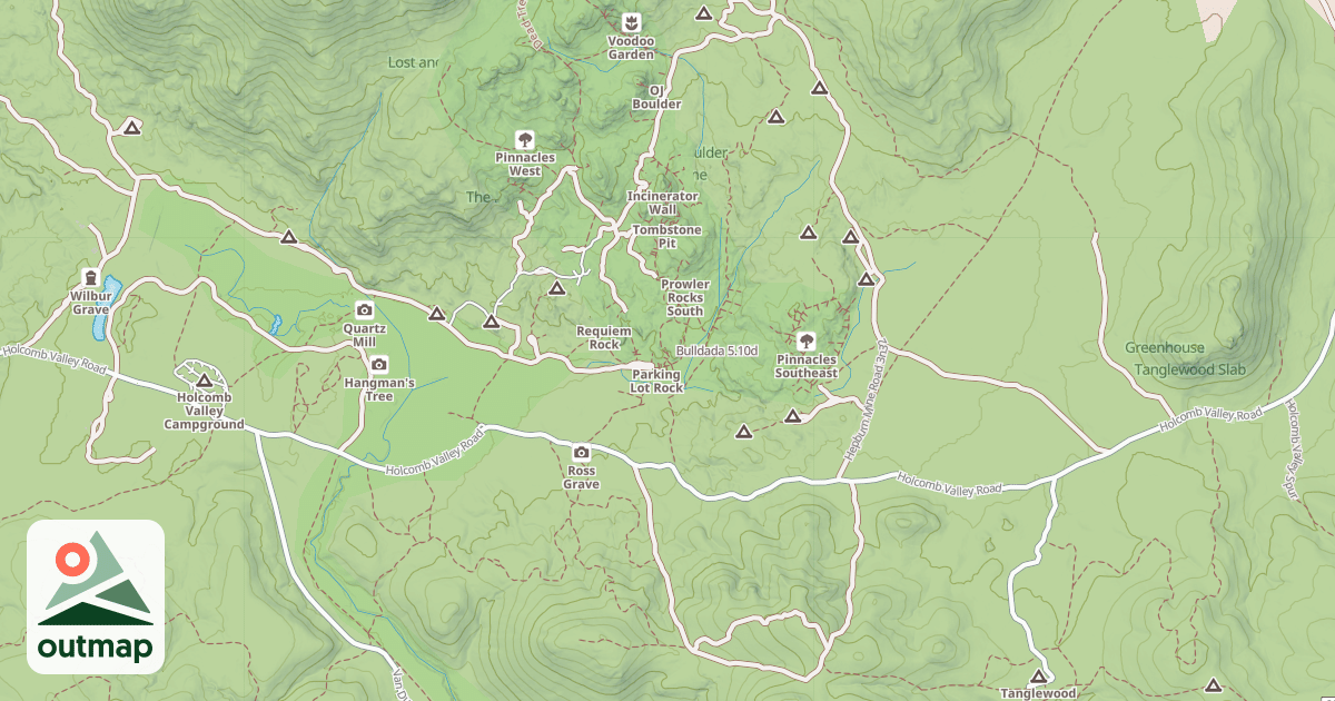 Map of Bulldada
