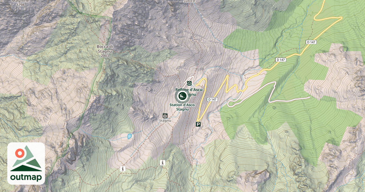 Map of Station d'Asco-Stagnu