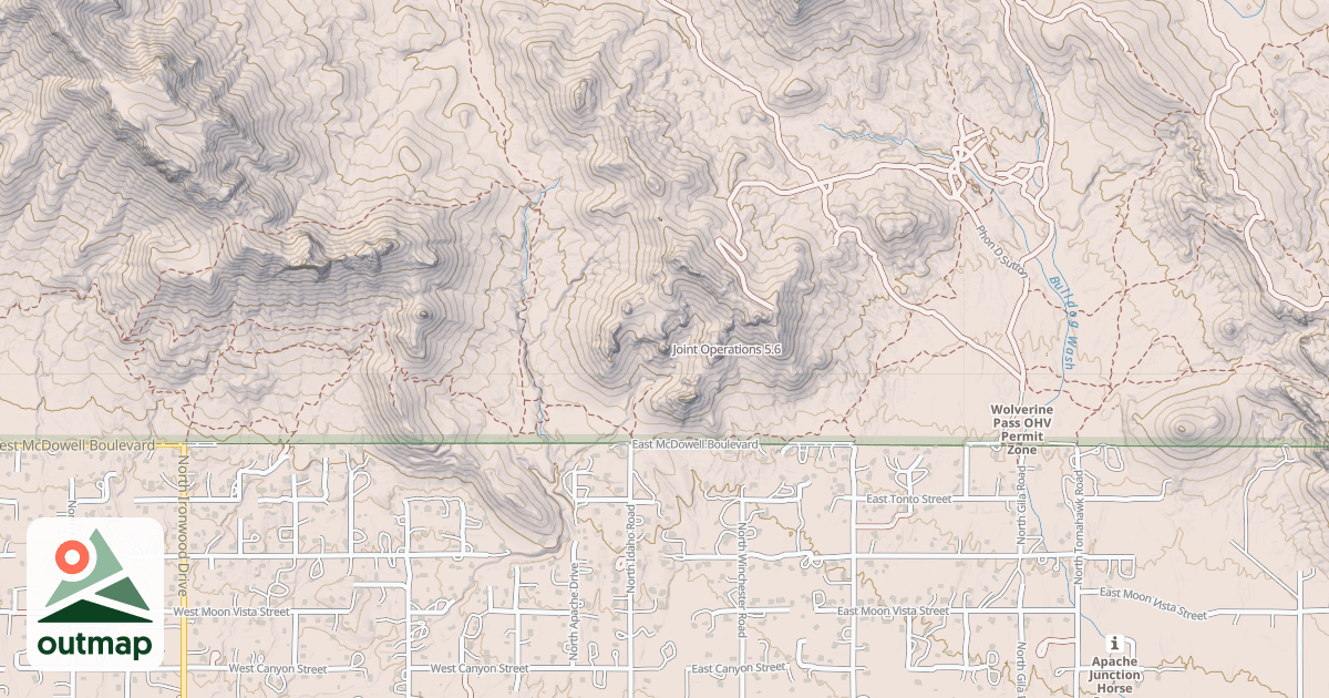 Map of Joint Operations
