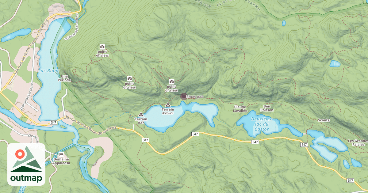 Map of Pleure pas!