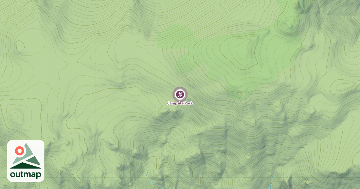 Map of Campsite Rock