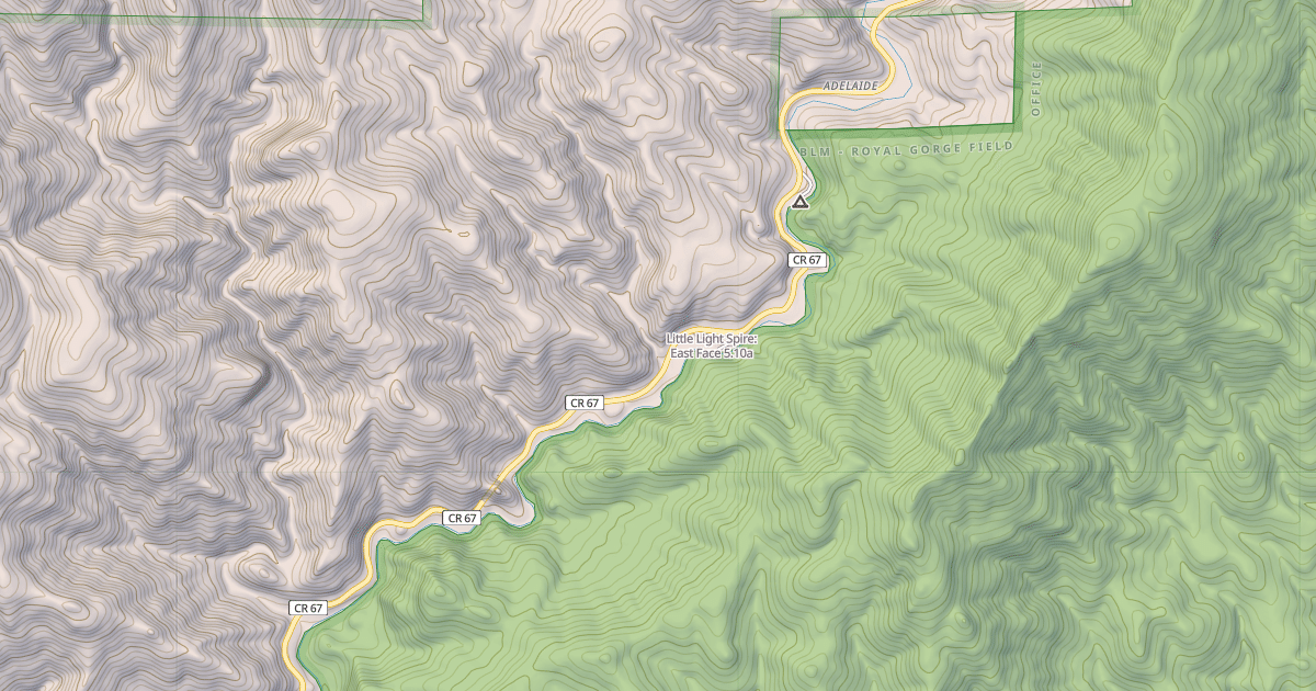 Map preview of Little Light Spire: East Face