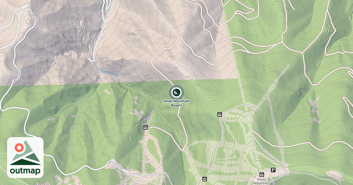Map of Silver Mountain Resort