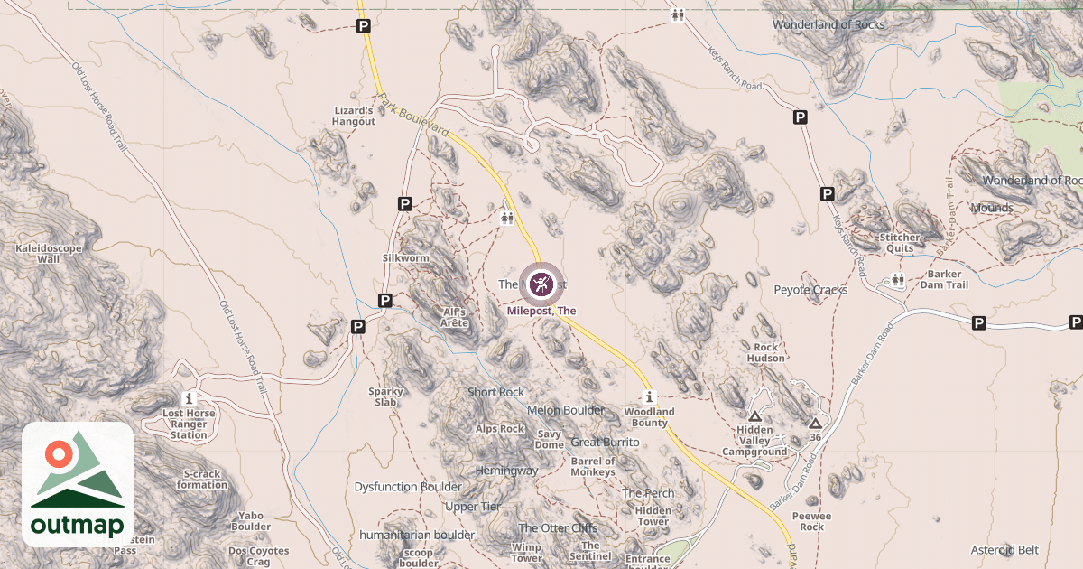 Map of Milepost, The