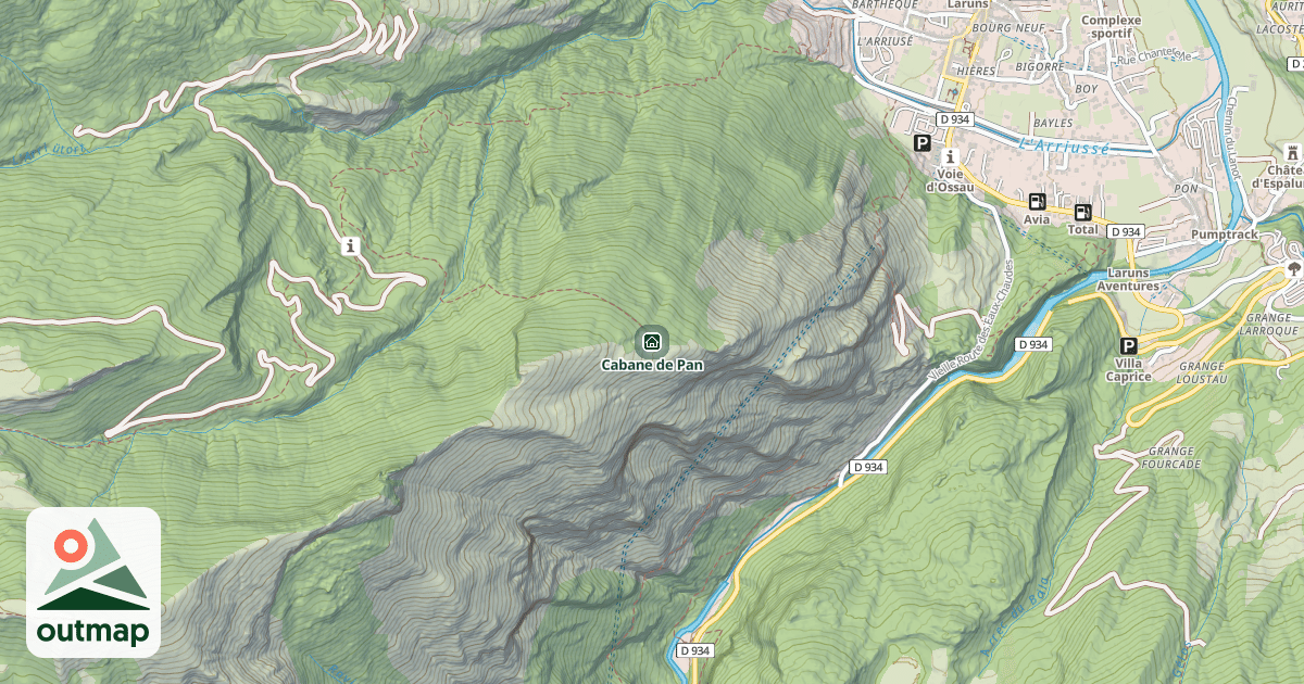 Map of Cabane de Pan