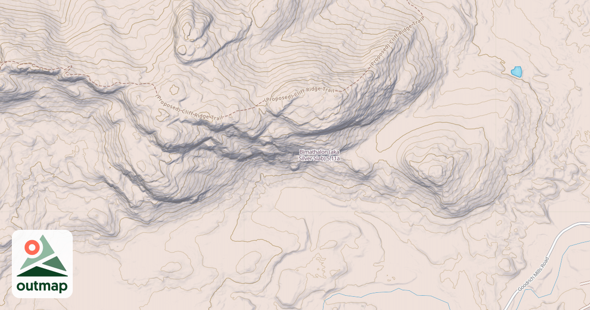 Map of Bimathalon (aka Silver Slab)