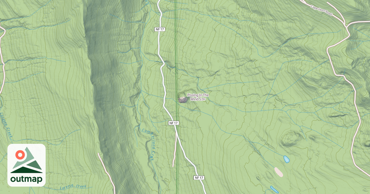 Map of Pissing In The Wind