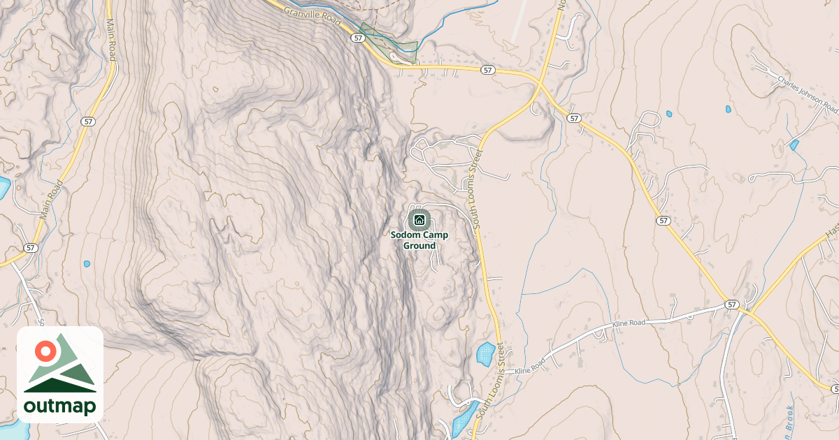 Map of Sodom Camp Ground