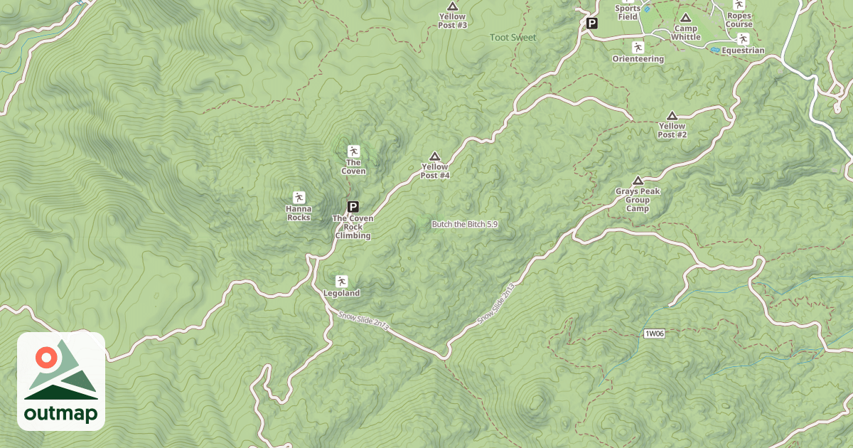 Map of Butch the Bitch