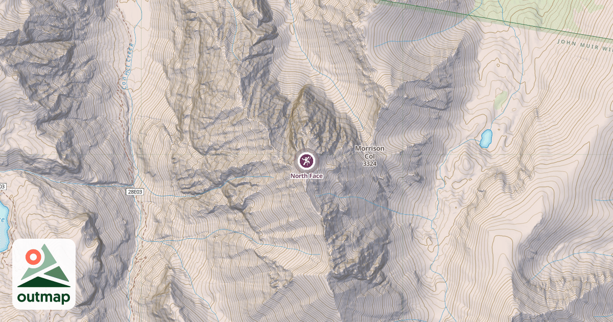 Map of North Face