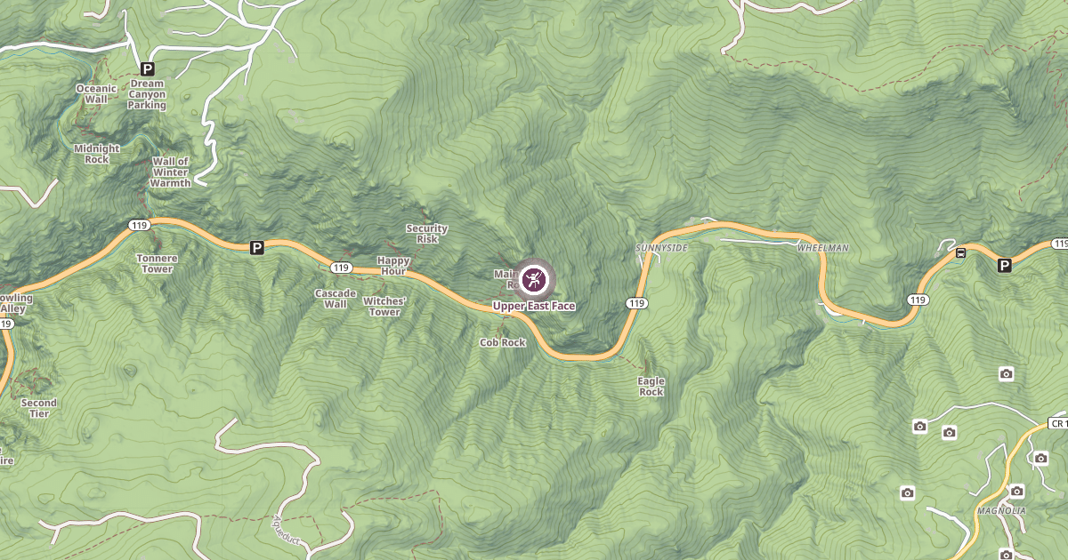 Map preview of Upper East Face