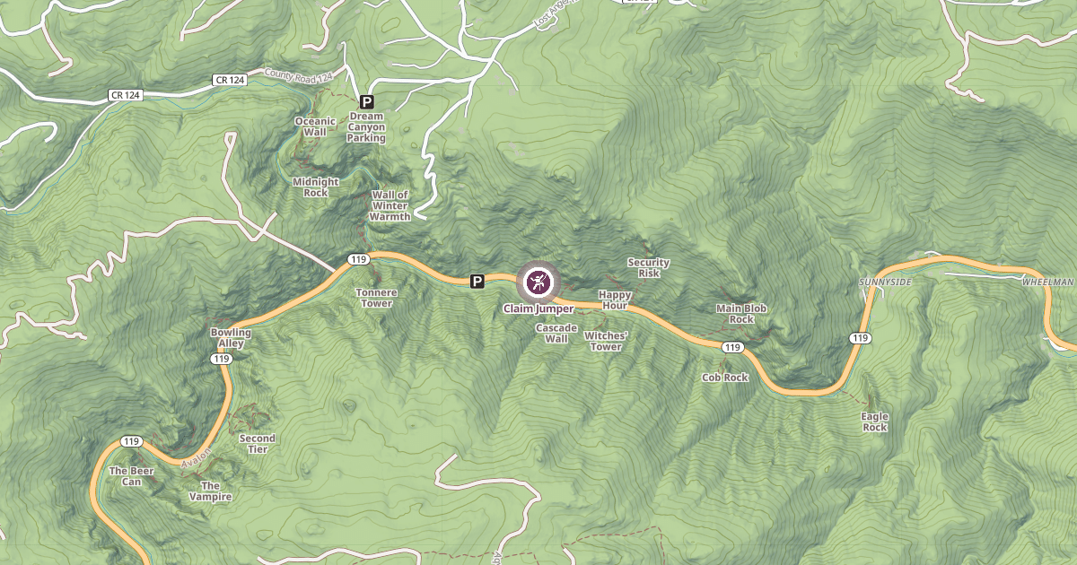 Map preview of Claim Jumper