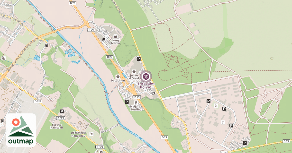 Map of Bloc Session Haguenau