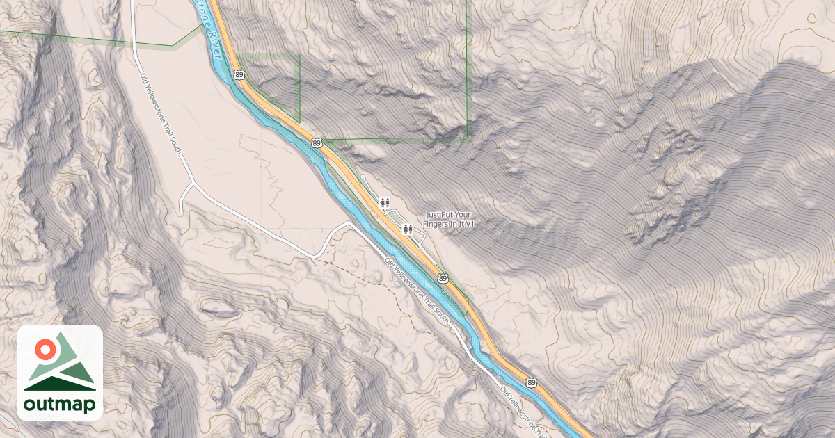 Map of Just Put Your Fingers In It