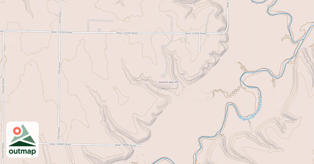 Map of Juniors way