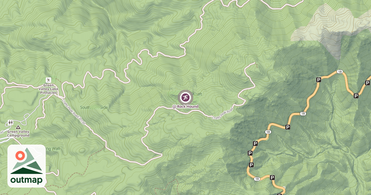 Map of (j) Rock Hound