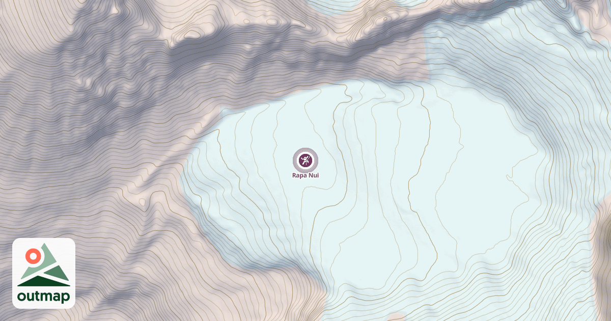 Map of Rapa Nui