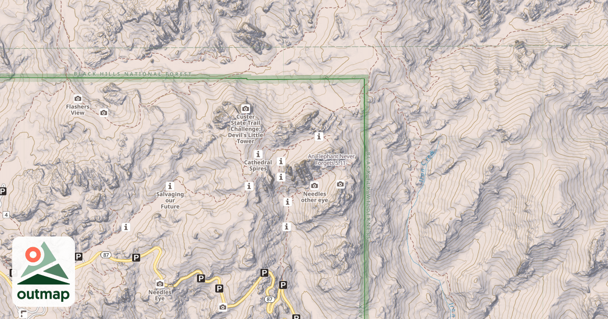 Map of An Elephant Never Forgets