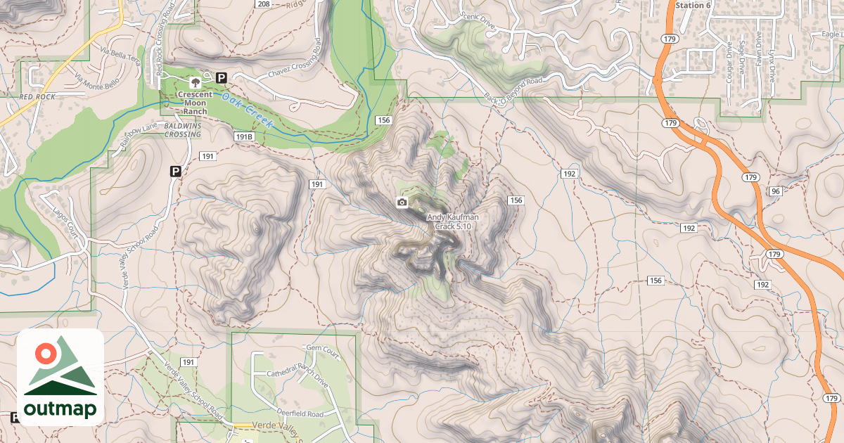 Map of Andy Kaufman Crack