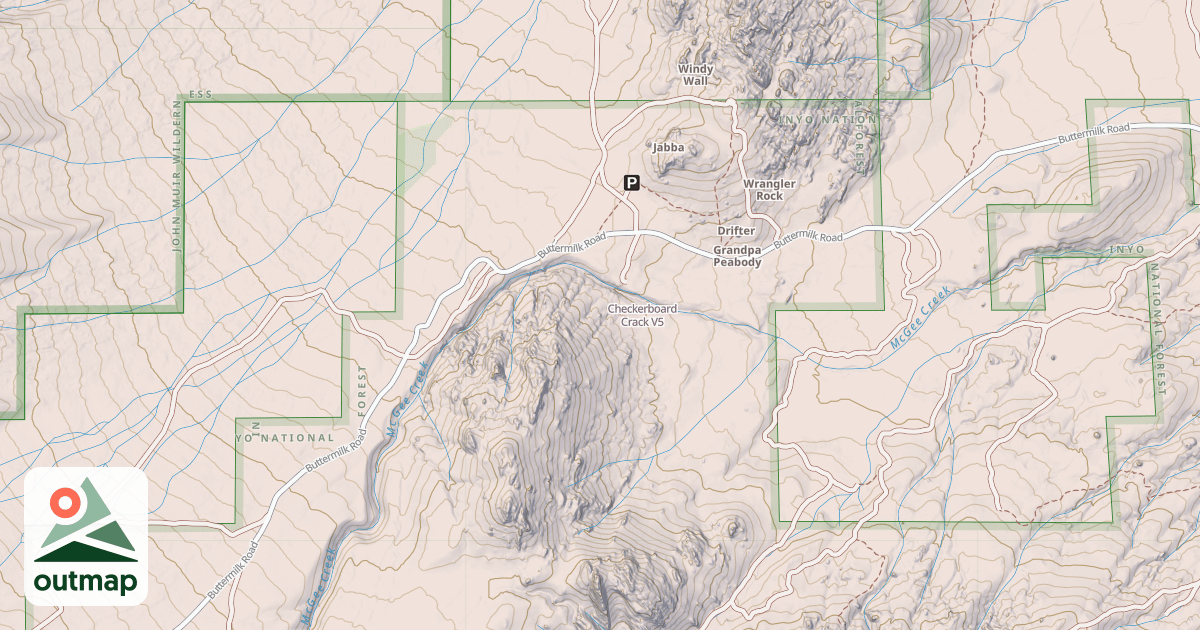 Map of Checkerboard Crack