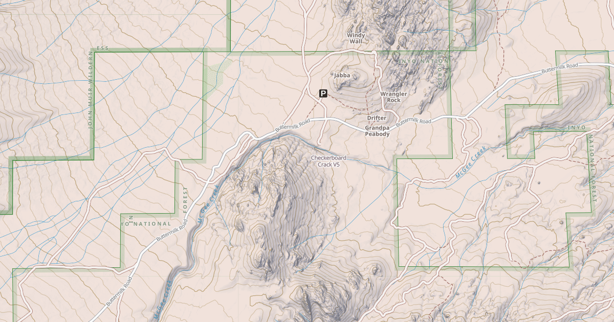 Map preview of Checkerboard Crack
