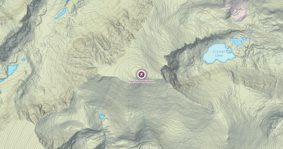 Map preview of Fairchild Mountain