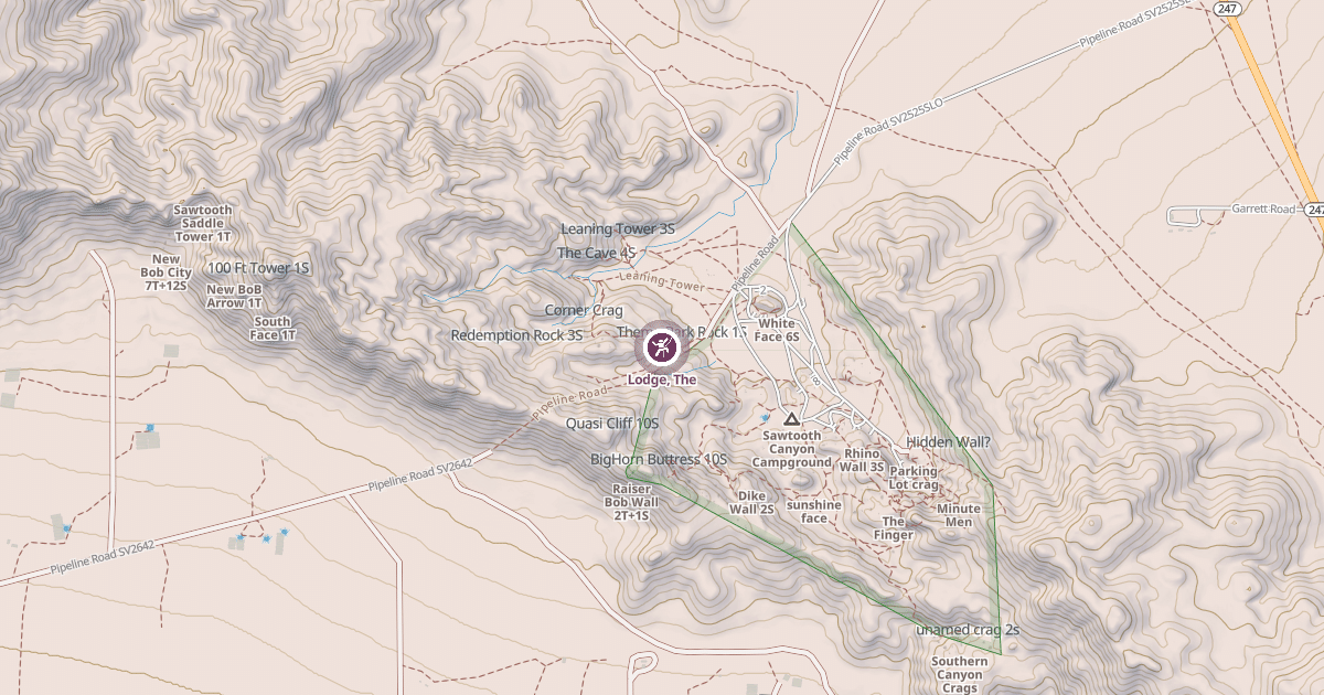 Map preview of Lodge, The