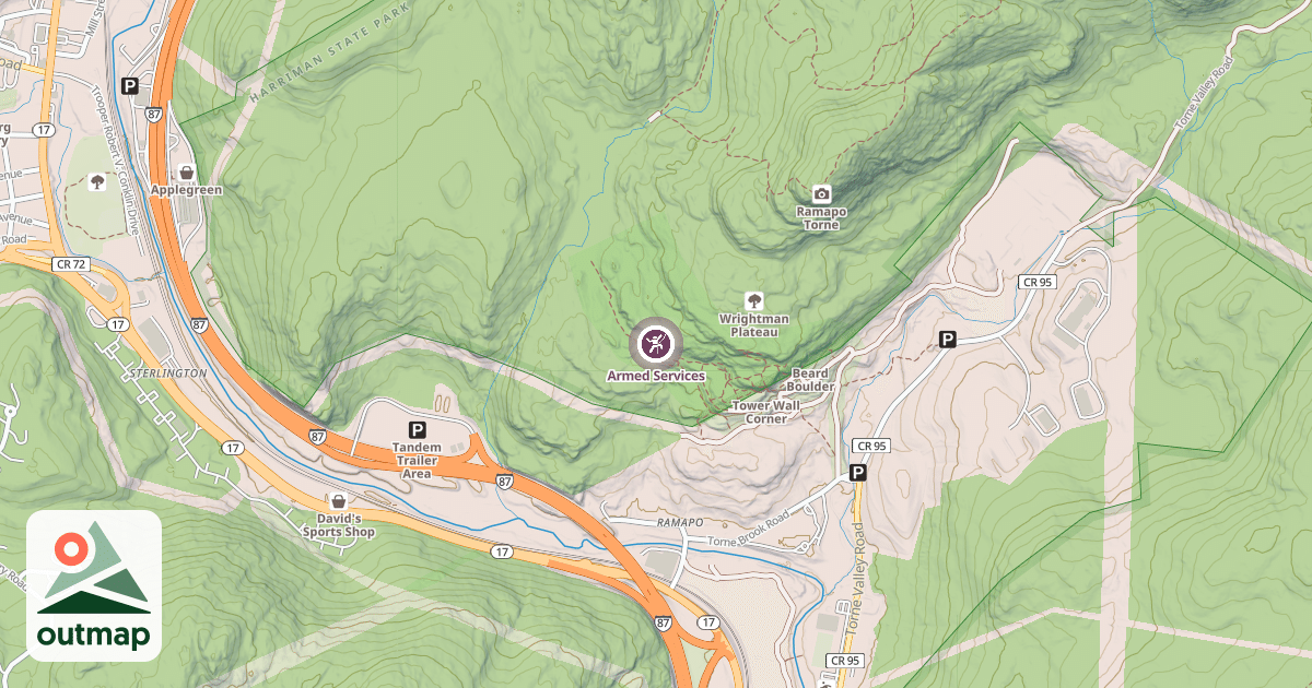 Map of Armed Services