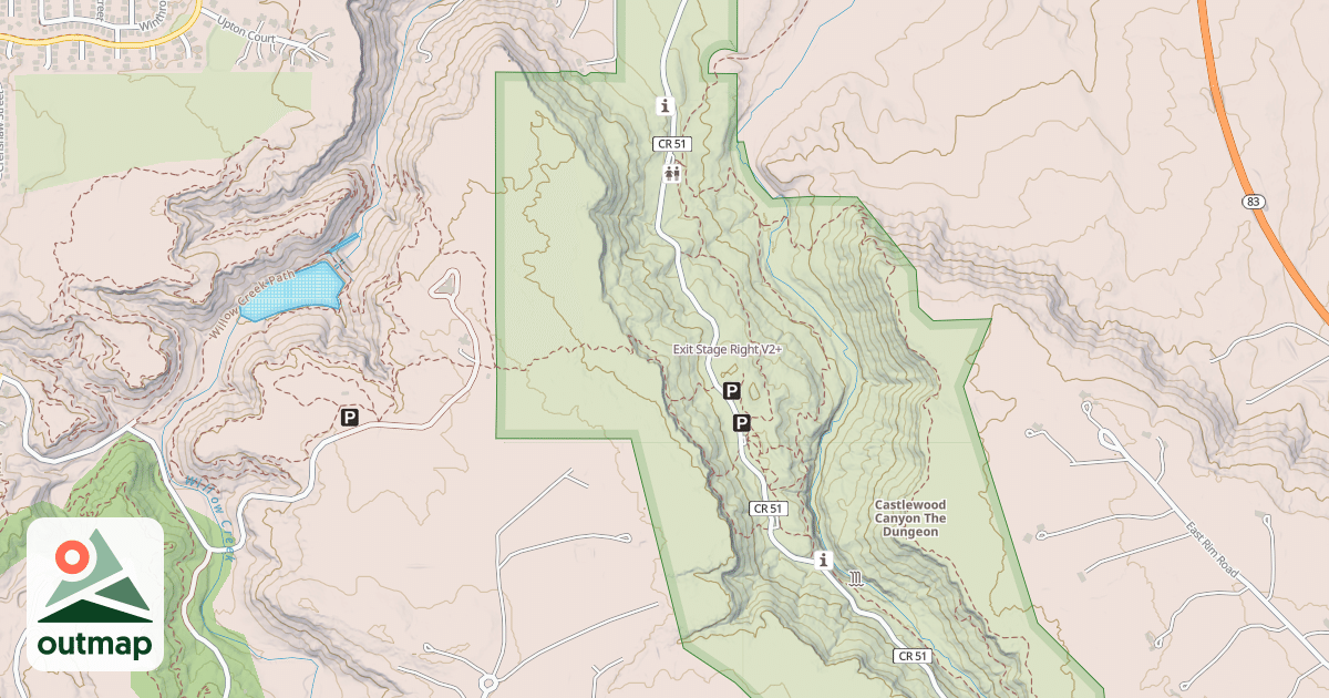 Map of Exit Stage Right
