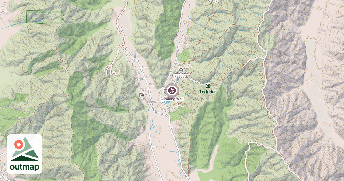 Map of Climbing Wall