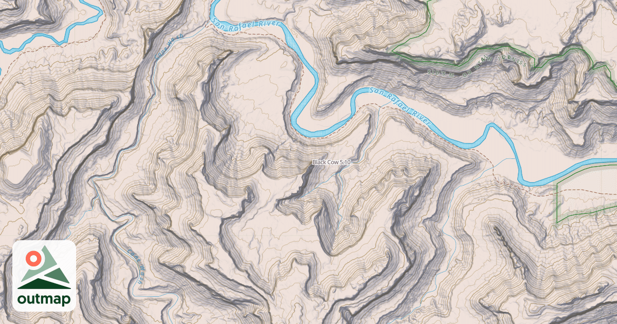 Map of Black Cow