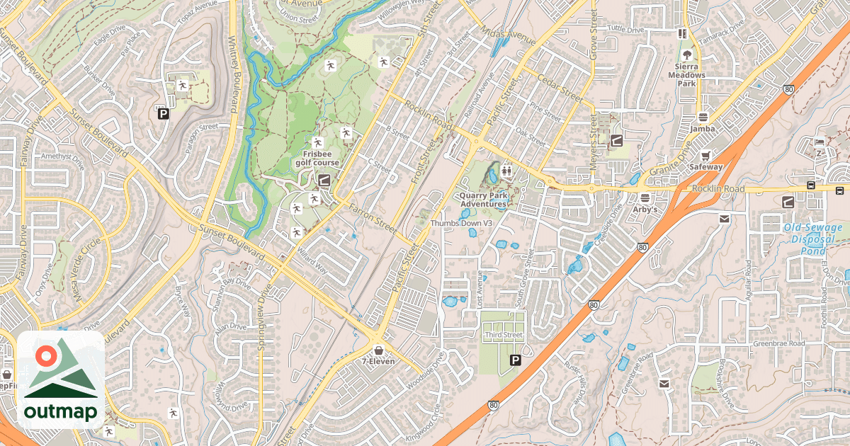 Map of Thumbs Down