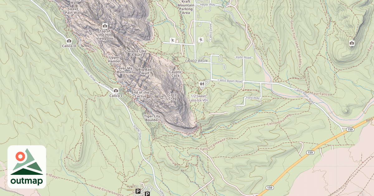 Map of 1/2 Sweet, Less Ice